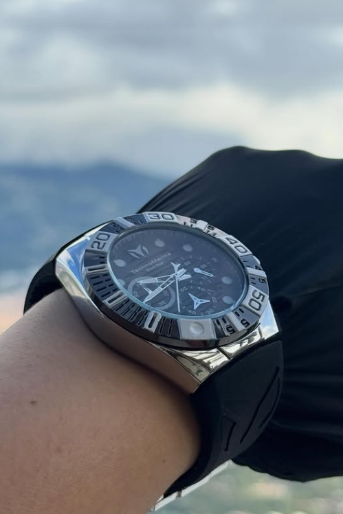 RELOJ NEGRO, BLANCO & PLATEADO | ESTILO QUE DESTACA